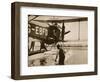 Alan Cobham Climbing into His Plane before Setting Off for Australia, Rochester, 1926-English Photographer-Framed Giclee Print