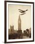 Alan Cobham Coming in to Land on the Thames at Westminster, London, 1926-English Photographer-Framed Giclee Print