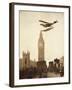 Alan Cobham Coming in to Land on the Thames at Westminster, London, 1926-English Photographer-Framed Giclee Print