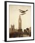 Alan Cobham Coming in to Land on the Thames at Westminster, London, 1926-English Photographer-Framed Giclee Print