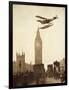 Alan Cobham Coming in to Land on the Thames at Westminster, London, 1926-English Photographer-Framed Giclee Print