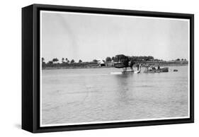 Alan Cobham's De Havilland Dh50 Landing on the Tigris, Iraq, 1926-null-Framed Stretched Canvas