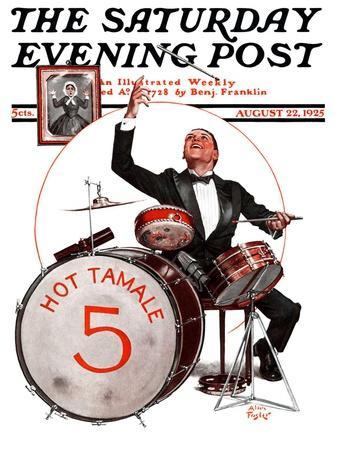 "Hot Tamale Five," Saturday Evening Post Cover, August 22, 1925