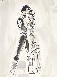 Rehearsal - Pas de Deux-Alan Halliday-Art Print