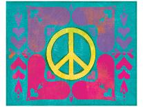 Peace Sign Quilt IV-Alan Hopfensperger-Art Print