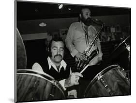 Alan Jackson (Drums) and Don Weller (Saxophone) Playing at the Bell, Codicote, Hertfordshire, 1980-Denis Williams-Mounted Photographic Print