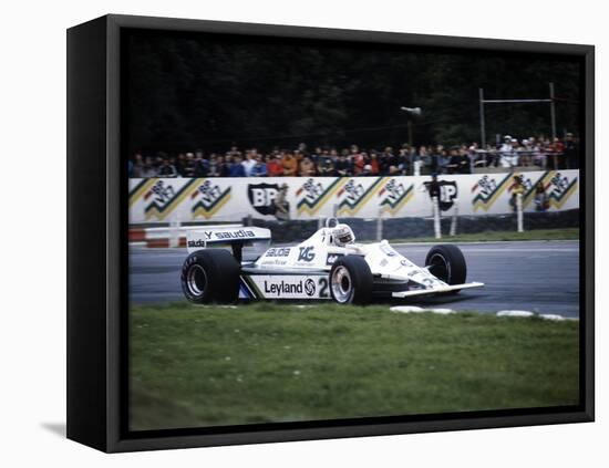 Alan Jones Racing a Williams-Cosworth FW07B, British Grand Prix, Brands Hatch, 1980-null-Framed Stretched Canvas