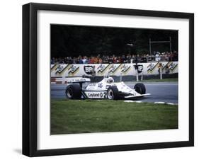 Alan Jones Racing a Williams-Cosworth FW07B, British Grand Prix, Brands Hatch, 1980-null-Framed Photographic Print