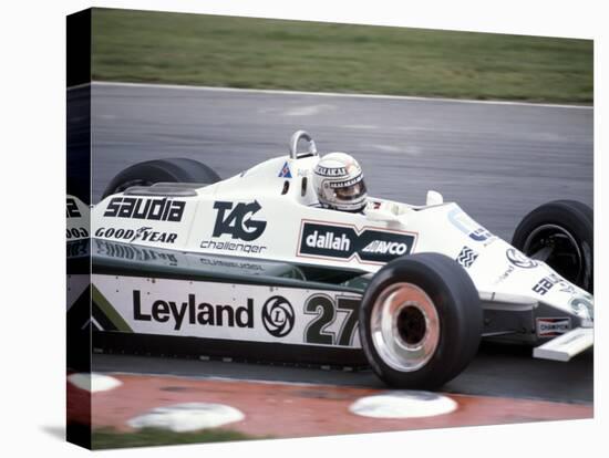 Alan Jones Racing a Williams-Cosworth FW07B, British Grand Prix, Brands Hatch, Kent, 1980-null-Stretched Canvas