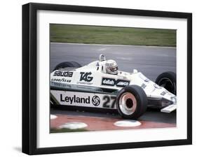 Alan Jones Racing a Williams-Cosworth FW07B, British Grand Prix, Brands Hatch, Kent, 1980-null-Framed Photographic Print