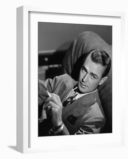 Alan Ladd, 1941-null-Framed Photographic Print