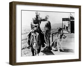 Alan Ladd, Brandon De Wilde, Shane, 1953-null-Framed Photographic Print