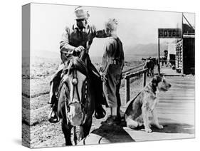 Alan Ladd, Brandon De Wilde, Shane, 1953-null-Stretched Canvas