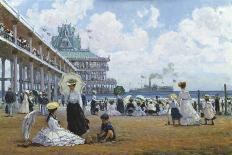 Balloon Seller-Alan Maley-Stretched Canvas