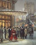 Balloon Seller-Alan Maley-Stretched Canvas
