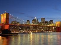 Brooklyn Bridge and Lower Manhattan From Brooklyn-Alan Schein-Photographic Print