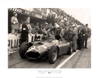 British Grand Prix at Silverstone, 1956-Alan Smith-Framed Art Print