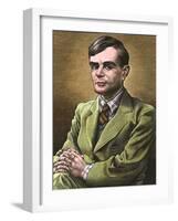 Alan Turing, British Mathematician-Bill Sanderson-Framed Photographic Print