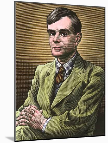 Alan Turing, British Mathematician-Bill Sanderson-Mounted Photographic Print