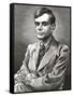Alan Turing, British Mathematician-Bill Sanderson-Framed Stretched Canvas