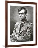 Alan Turing, British Mathematician-Bill Sanderson-Framed Photographic Print