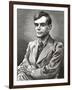 Alan Turing, British Mathematician-Bill Sanderson-Framed Photographic Print