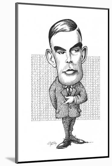 Alan Turing, British Mathematician-Gary Gastrolab-Mounted Photographic Print