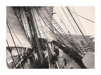 Looking Back from the Bow of Parma-Alan Villiers-Mounted Premium Giclee Print