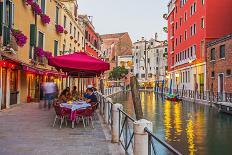 Tourists Travel on Gondolas at Canal-Alan64-Photographic Print