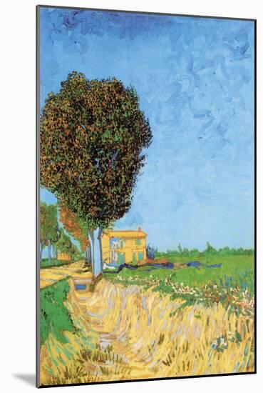 Alane Near Arles-Vincent van Gogh-Mounted Art Print