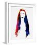 Alanis Watercolor II-Lana Feldman-Framed Art Print