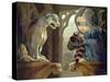 Alannah and the Gargoyle-Jasmine Becket-Griffith-Stretched Canvas