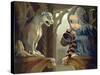 Alannah and the Gargoyle-Jasmine Becket-Griffith-Stretched Canvas