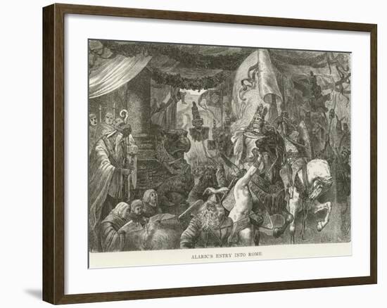 Alaric's Entry into Rome-null-Framed Giclee Print