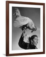 Alarm Clock of Most of the Navajo Miners Is a Rooster-Loomis Dean-Framed Photographic Print