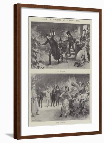 Alarm of Burglars at a Fancy Ball-Arthur Hopkins-Framed Giclee Print