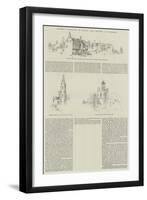Alarming Earthquake on Tuesday Last, Sketches at Colchester-null-Framed Giclee Print