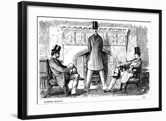 Alarming Scarcity, 1874-George Du Maurier-Framed Giclee Print