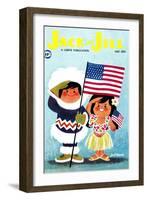 Alaska and Hawaii - Jack and Jill, July 1959-Jack Weaver-Framed Giclee Print