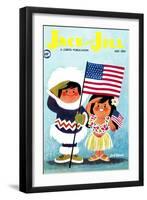 Alaska and Hawaii - Jack and Jill, July 1959-Jack Weaver-Framed Giclee Print