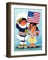 Alaska and Hawaii - Jack & Jill-Jack Weaver-Framed Giclee Print