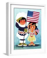 Alaska and Hawaii - Jack & Jill-Jack Weaver-Framed Giclee Print