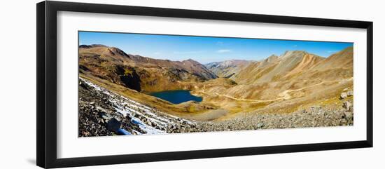 Alaska Basin and Como Lake Surrounded by Mountains, Brown Mountain, Turtle Mountain-null-Framed Photographic Print