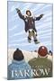 Alaska Blanket Toss, Barrow, Alaska-Lantern Press-Mounted Art Print