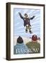Alaska Blanket Toss, Barrow, Alaska-Lantern Press-Framed Art Print