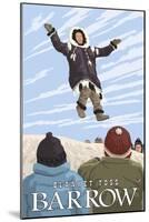 Alaska Blanket Toss, Barrow, Alaska-Lantern Press-Mounted Art Print