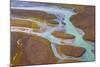 Alaska, Brooks Range, Arctic National Wildlife Refuge. Aerial of Ivishak River.-Jaynes Gallery-Mounted Photographic Print