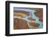 Alaska, Brooks Range, Arctic National Wildlife Refuge. Aerial of Ivishak River.-Jaynes Gallery-Framed Photographic Print