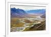 Alaska, Brooks Range, Arctic National Wildlife Refuge. Montain landscape and River.-Jaynes Gallery-Framed Photographic Print