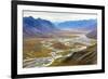 Alaska, Brooks Range, Arctic National Wildlife Refuge. Montain landscape and River.-Jaynes Gallery-Framed Premium Photographic Print